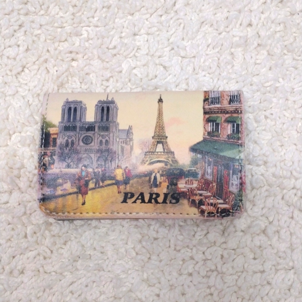 Paris Business Card Holder Portable